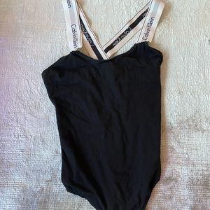 Calvin Klein Modern Cotton Logo Bodysuit XS and only worn once